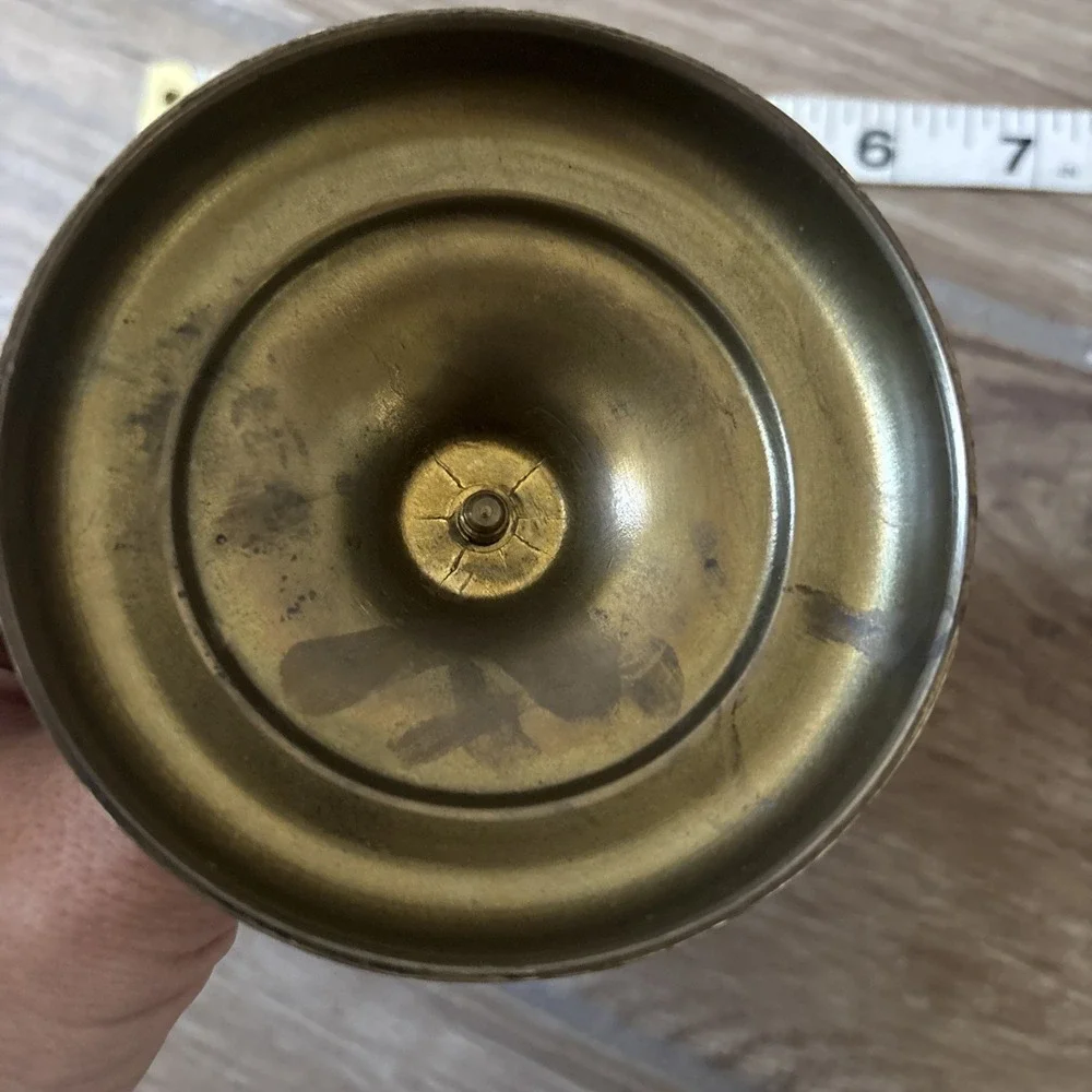 Hosley Taper Solid Brass‎ Candlestick Holder 3.5